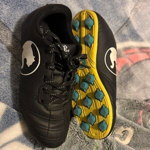 Puma Black and Yellow Kids Sneakers